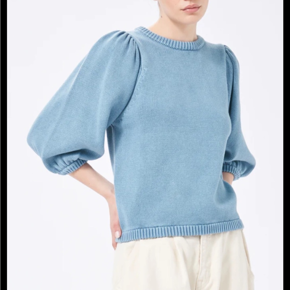 Demylee sky blue vayn sweater small